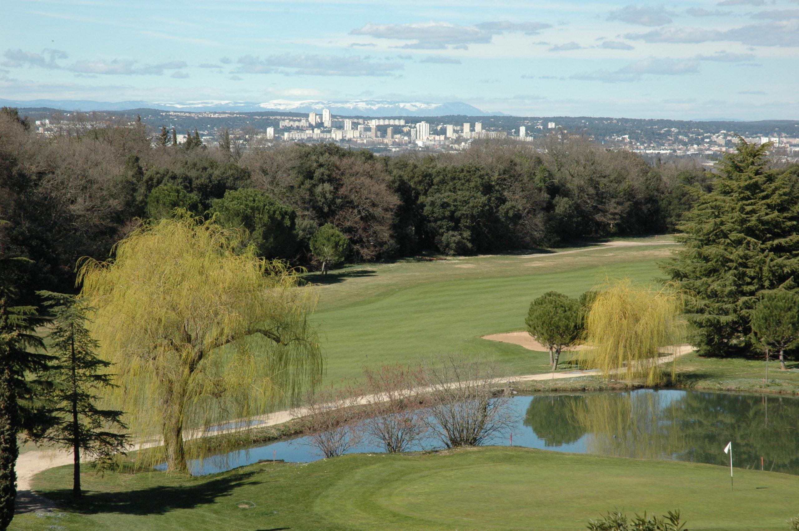 golf de nimes campagne en hiver